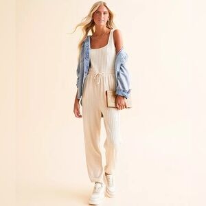 BKE Textured Knit Jumpsuit